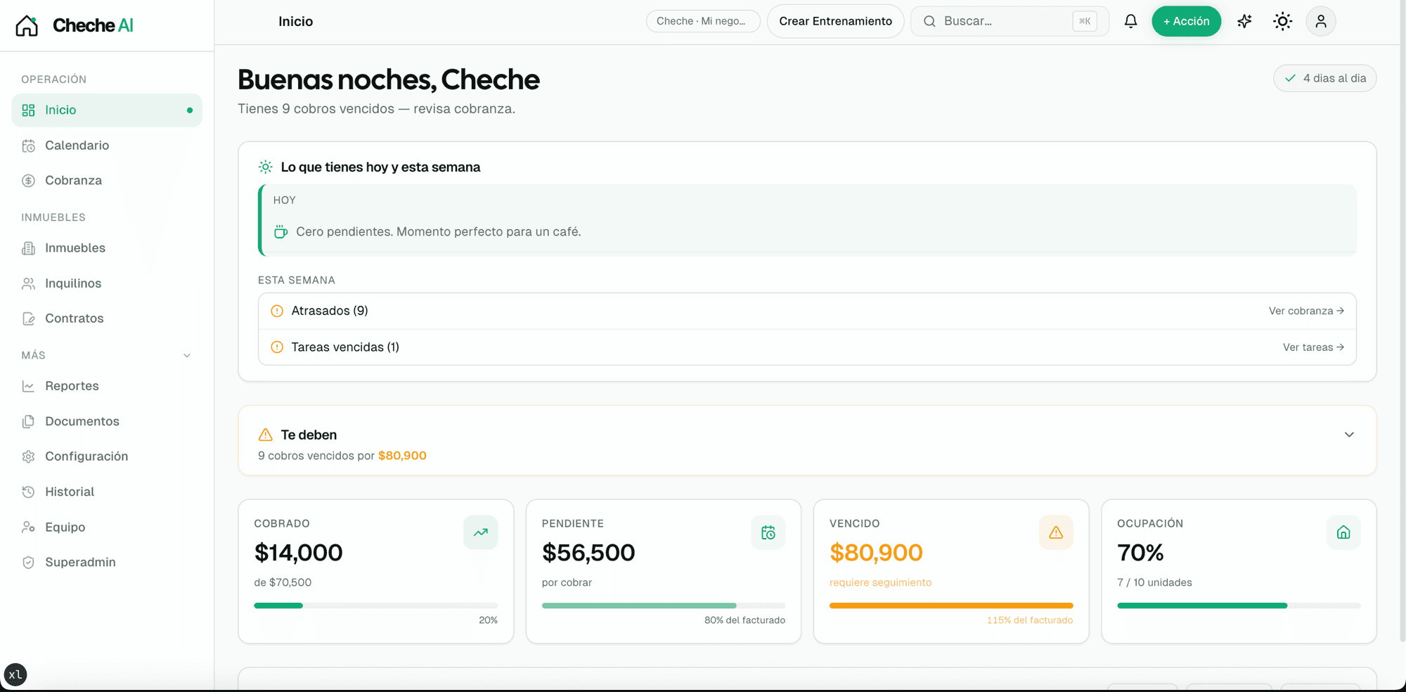 Cheche AI — Dashboard